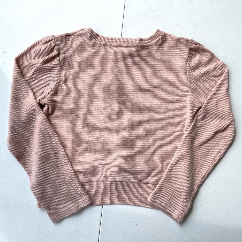 Jessica Simpson Ribbed Twist Front Top Size M - Picture 12 of 12